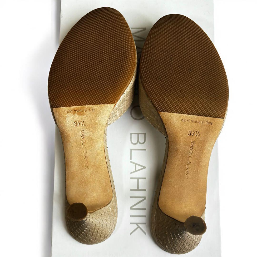 【美品•レア】MANOLO BLAHNIK マノロブラニクミュール サンダル