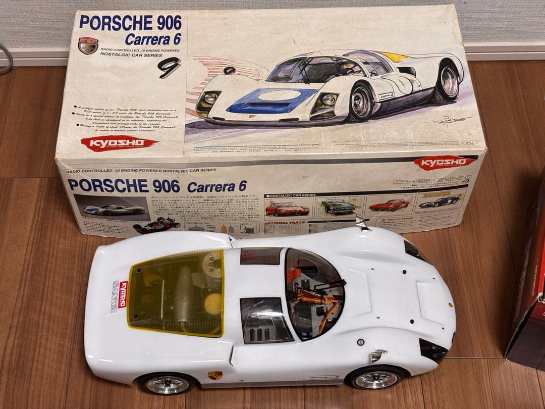 京商1/10ビンテージエンジンRCカー Porsche 906 フルセット