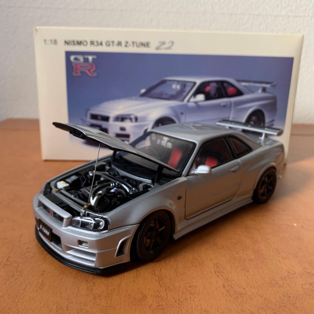 ミニカー AUTOart 1/18 NISMO R34 GT-R z-tune