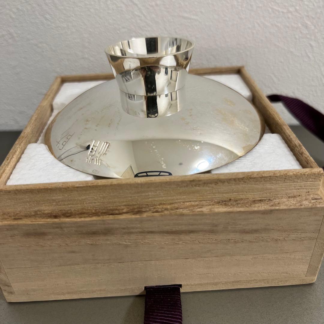【純銀】66g 造幣局製 1000 刻印入り 銀杯 SILVER 銀盃