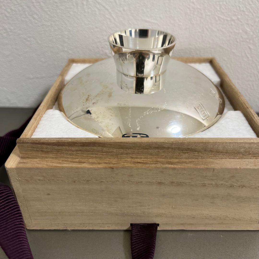 【純銀】66g 造幣局製 1000 刻印入り 銀杯 SILVER 銀盃