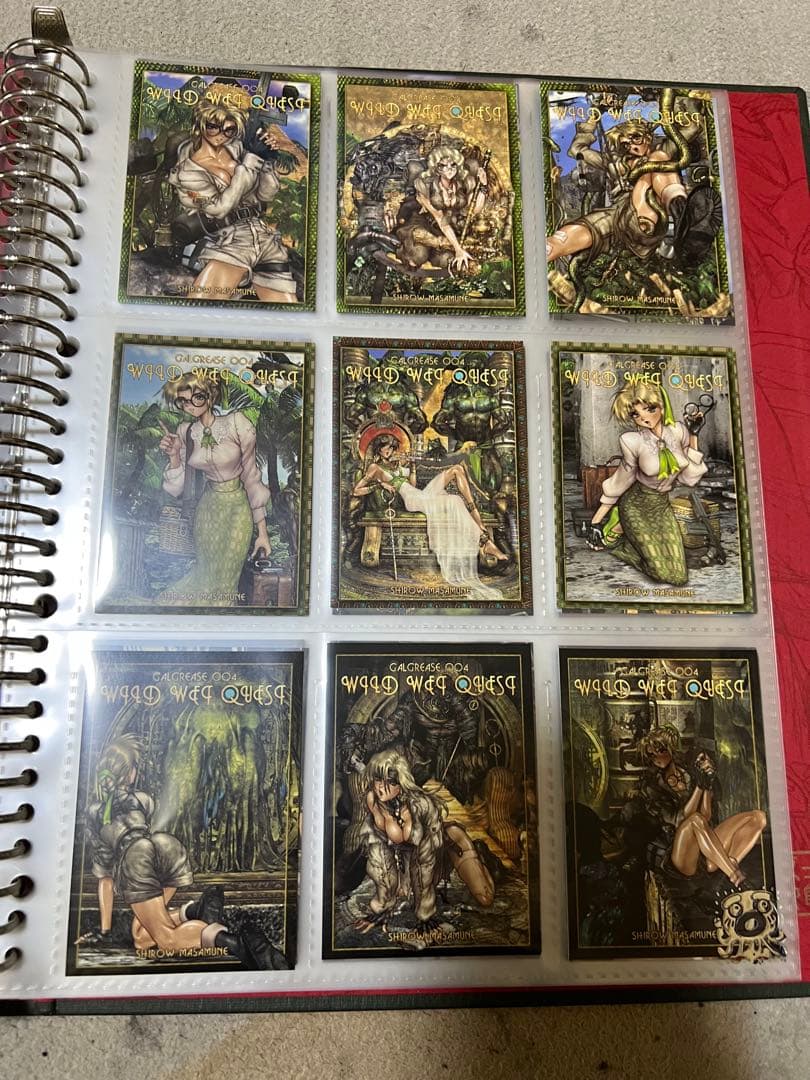 士郎正宗　GALGREASE 2nd マルチパーパスバインダー　フルコンプオマケ