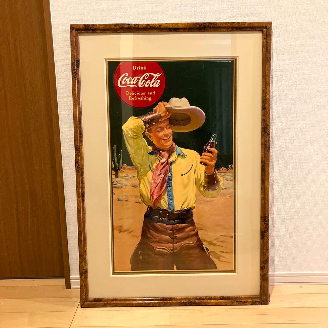 コカコーラ　アンティークポスター