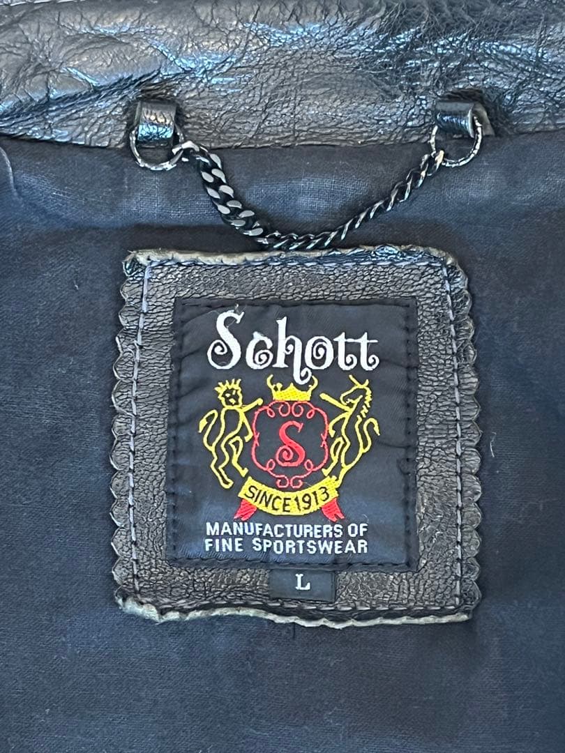 E*A様 Schott Padded Rider レザーパデッド ライダース