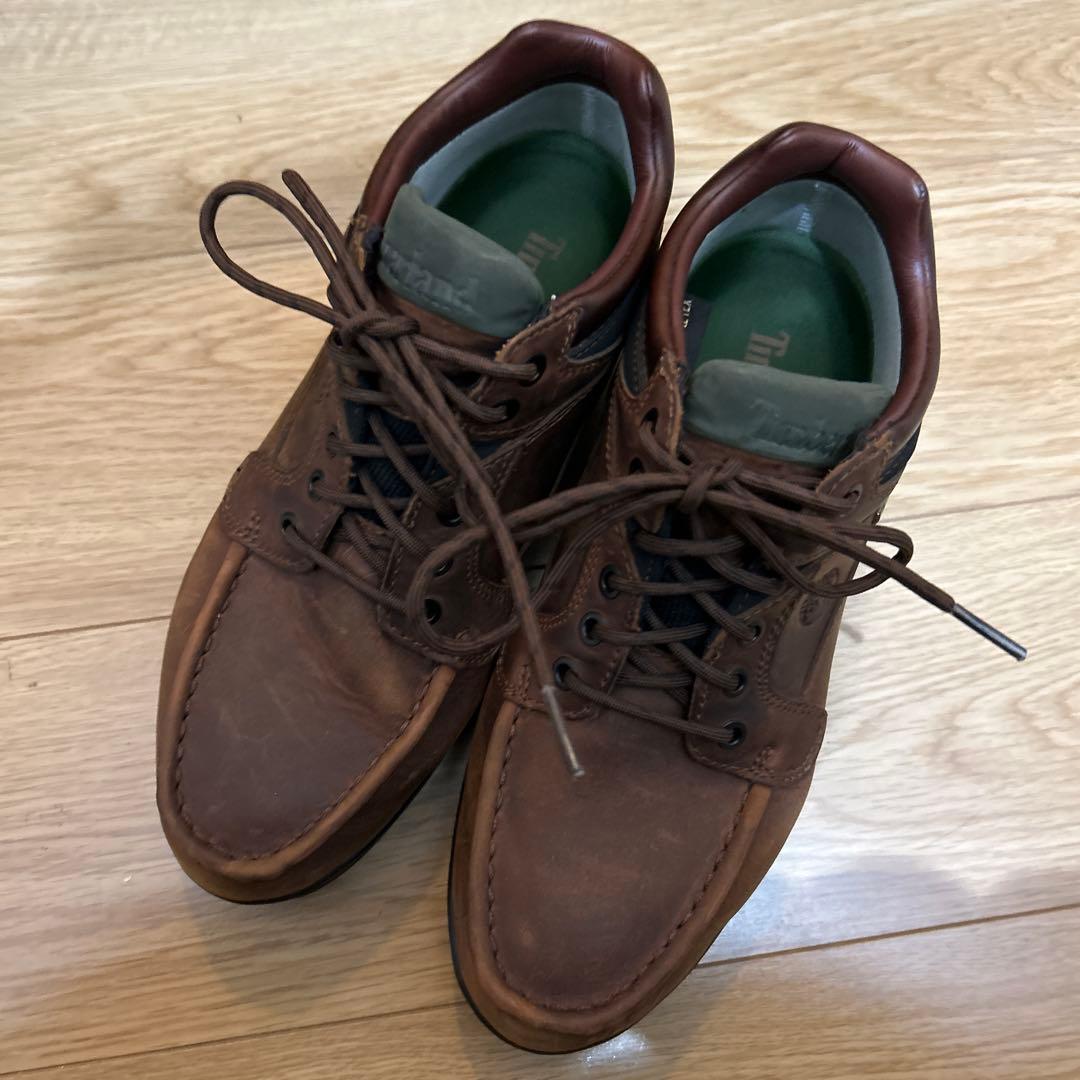 靴 Timberland moc toe