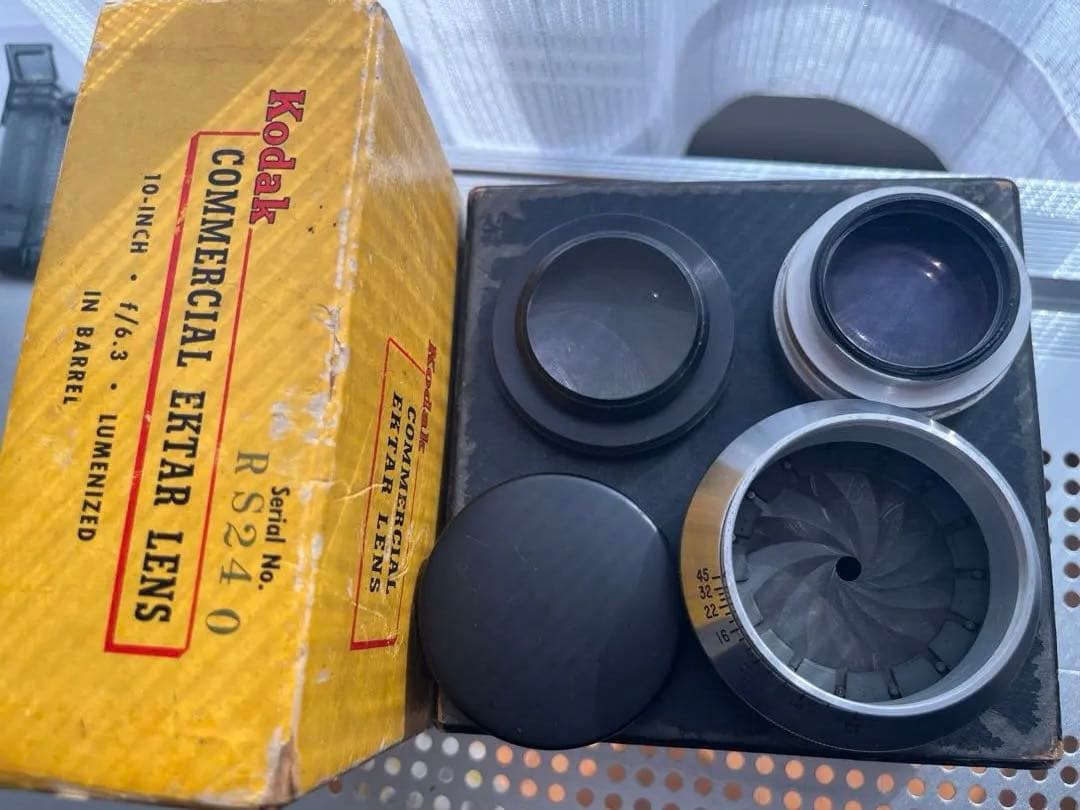 フィルムカメラ Kodak Commercial Ektar Lens 10-inch f6.3