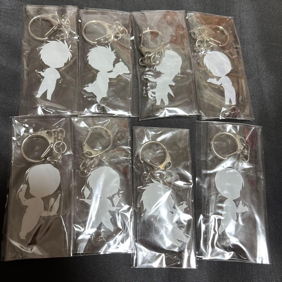 希少 鬼畜眼鏡 アクリルキーホルダー 8種セット