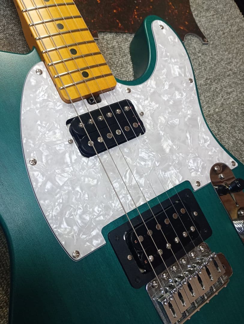 h*5様 テレキャスター 2ハム ピックガード2枚 フルラッカー塗装セミハードケ