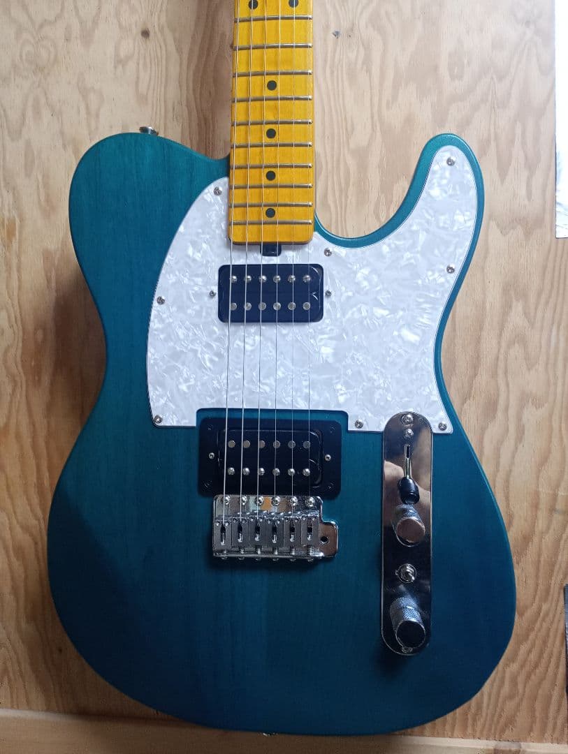 h*5様 テレキャスター 2ハム ピックガード2枚 フルラッカー塗装セミハードケ
