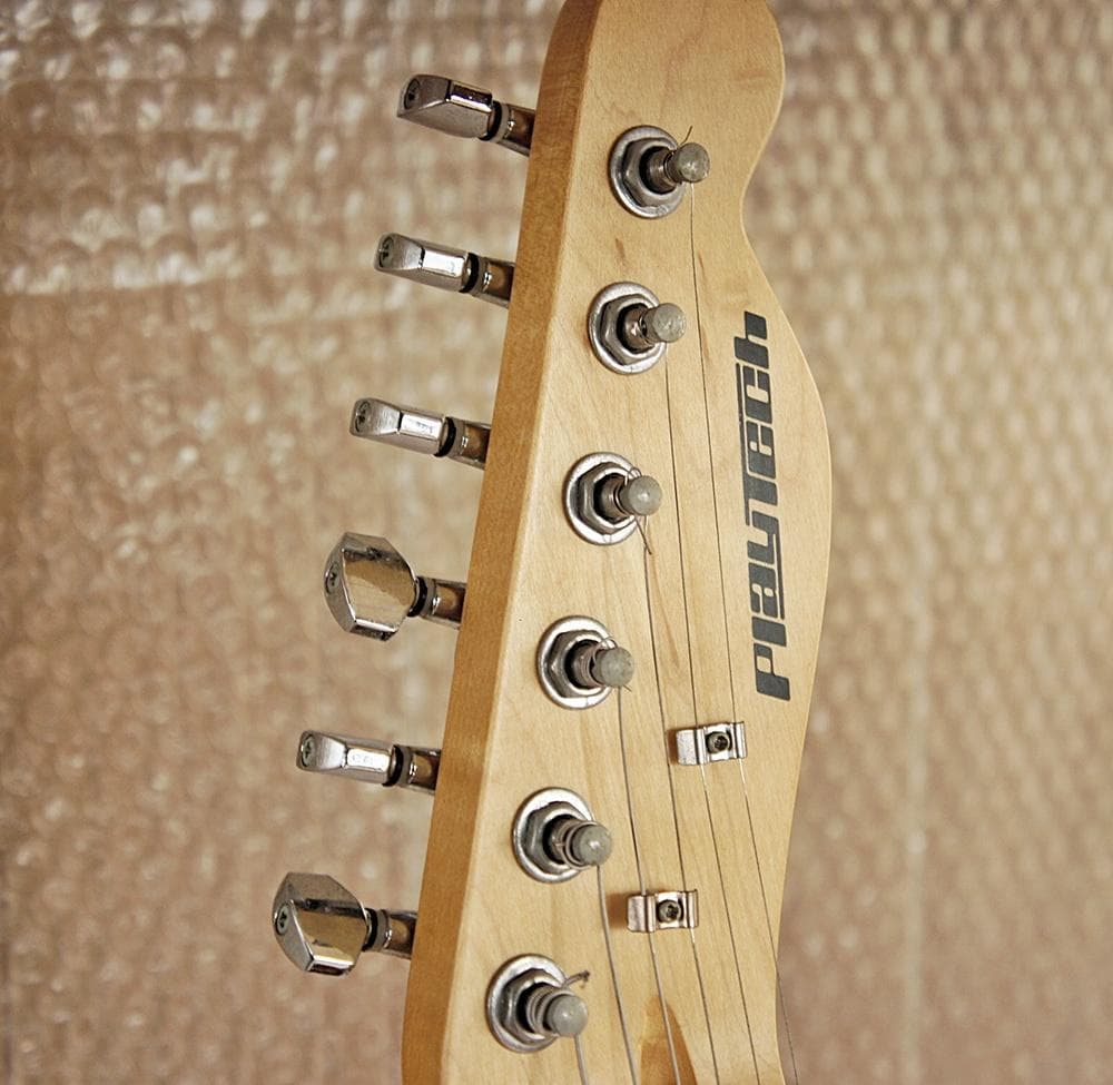 Playtech Telecaster エレキギター サンバースト 置き台付き