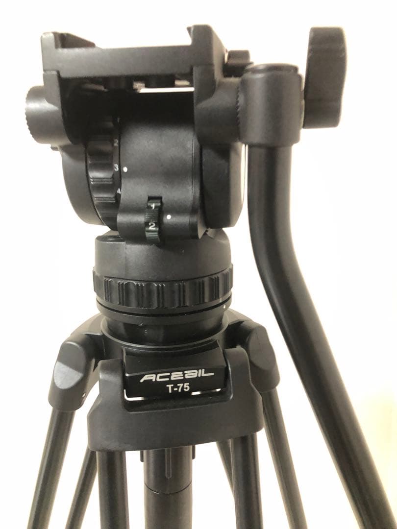 ACEBILエースビル T75　ビデオ三脚　送料無料