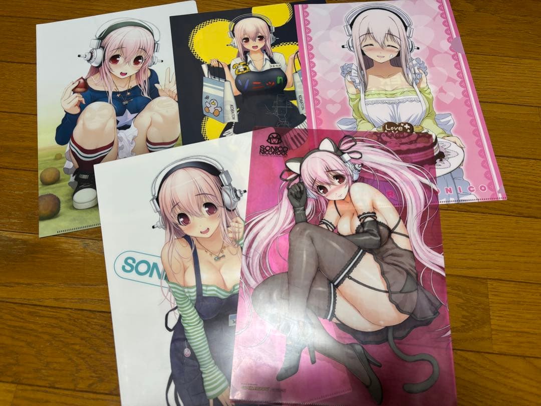 すーぱーそに子 クリアファイル 5枚セット