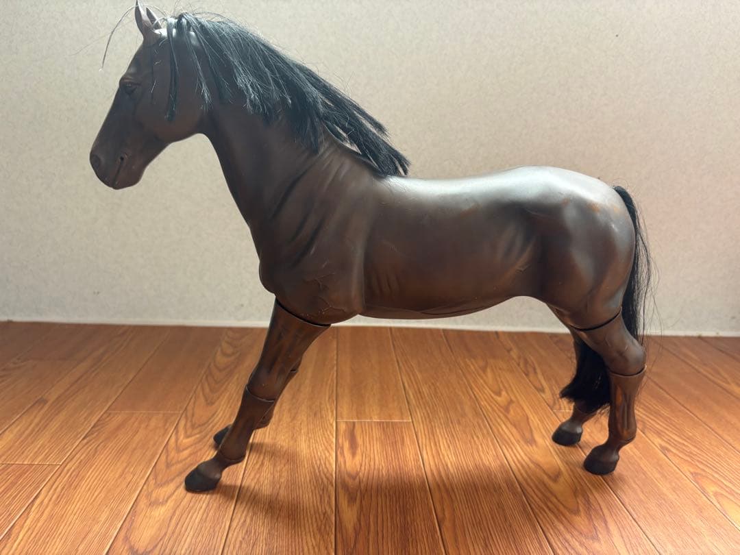 DORAGON社製 1/6サイズ　馬のフィギュア　ダークブラウン　1体