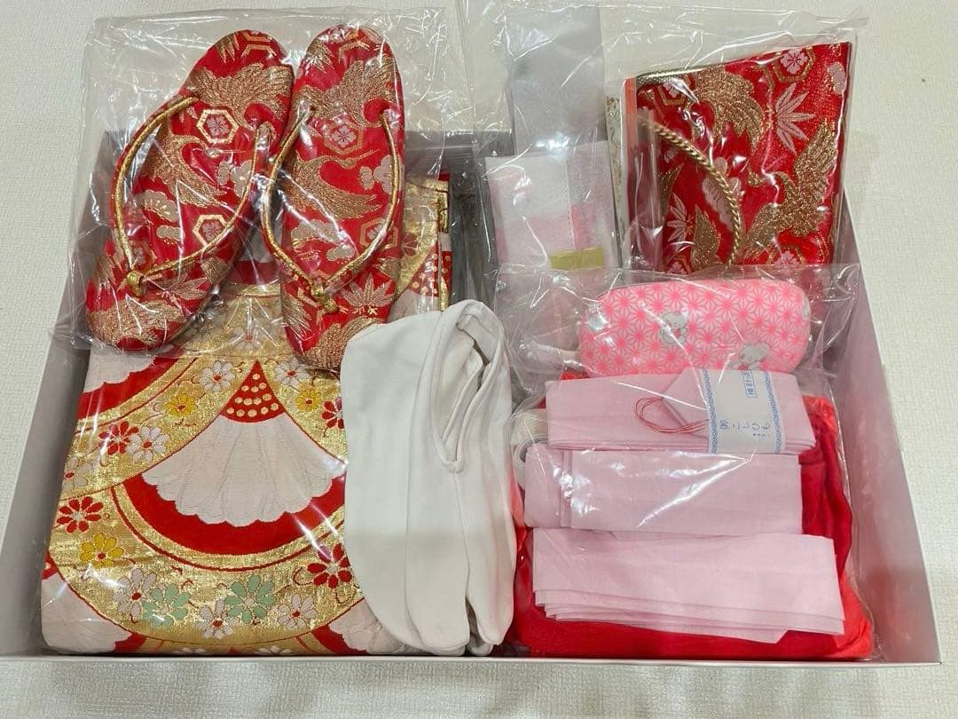 c*o様 七五三　7歳　女の子　お着物セット レトロ 可愛い 七五三詣り