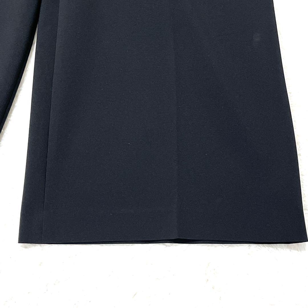 【新品タグ付 現行 サイズXL】セオリー ワイドクロップドパンツ ブラック