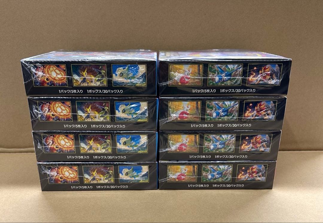 ポケモンカード メガシンフォニア4BOX メガブレイブ4BOX シュリンク付き