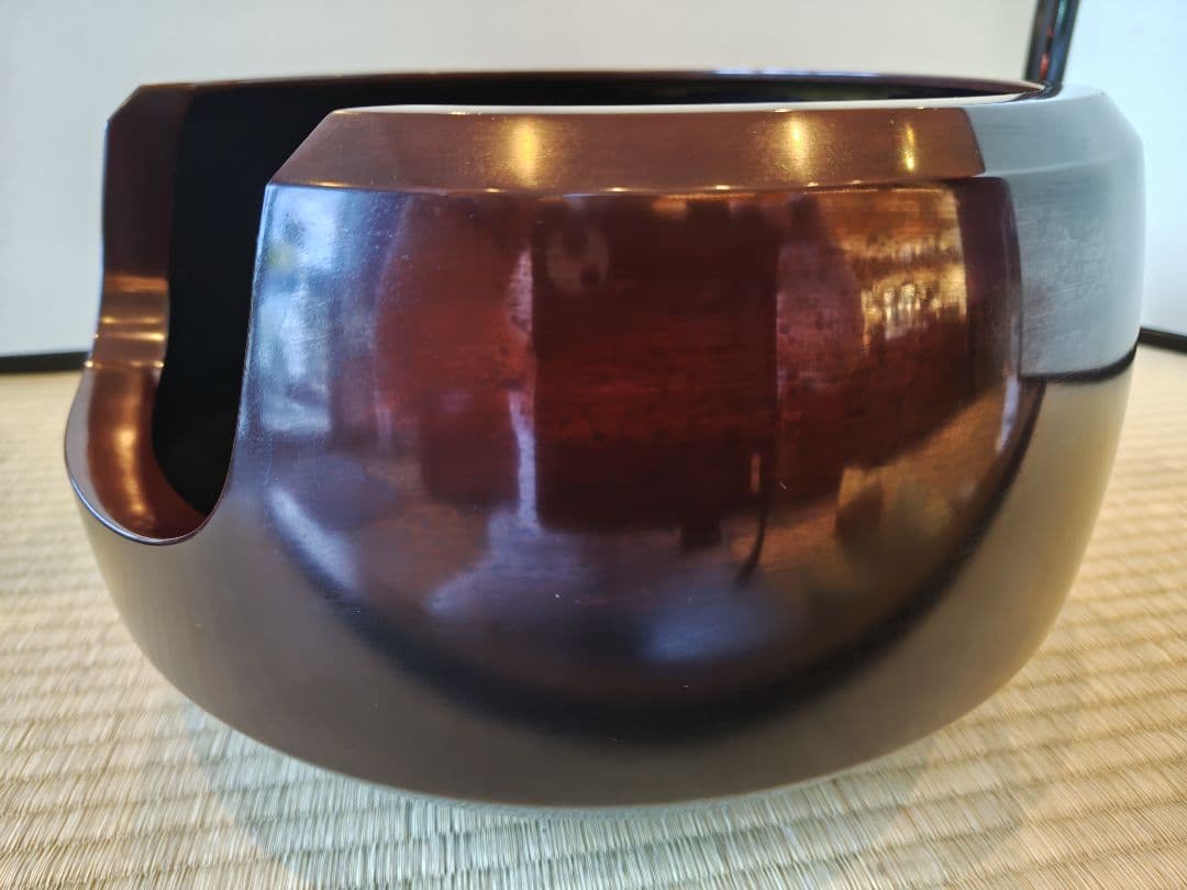 送料込【逢絢亭】茶道具 風炉 唐銅 面取風炉 唐銅風炉師 福島宗秀 共箱入り