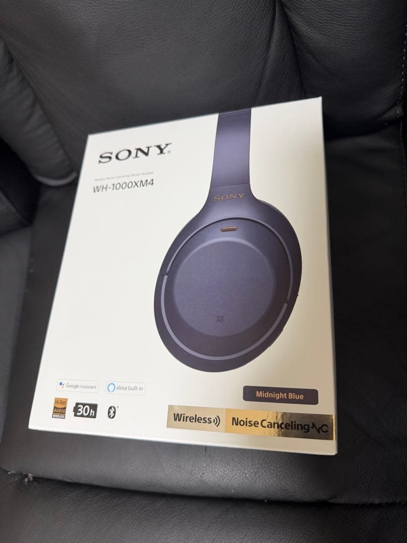 Sony WH-1000XM4 ワイヤレスヘッドフォン ミッドナイトブルー