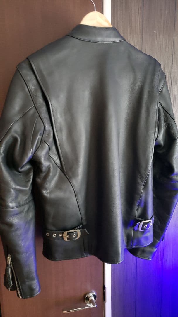 極美品❗️本革❗️シングルライダース
