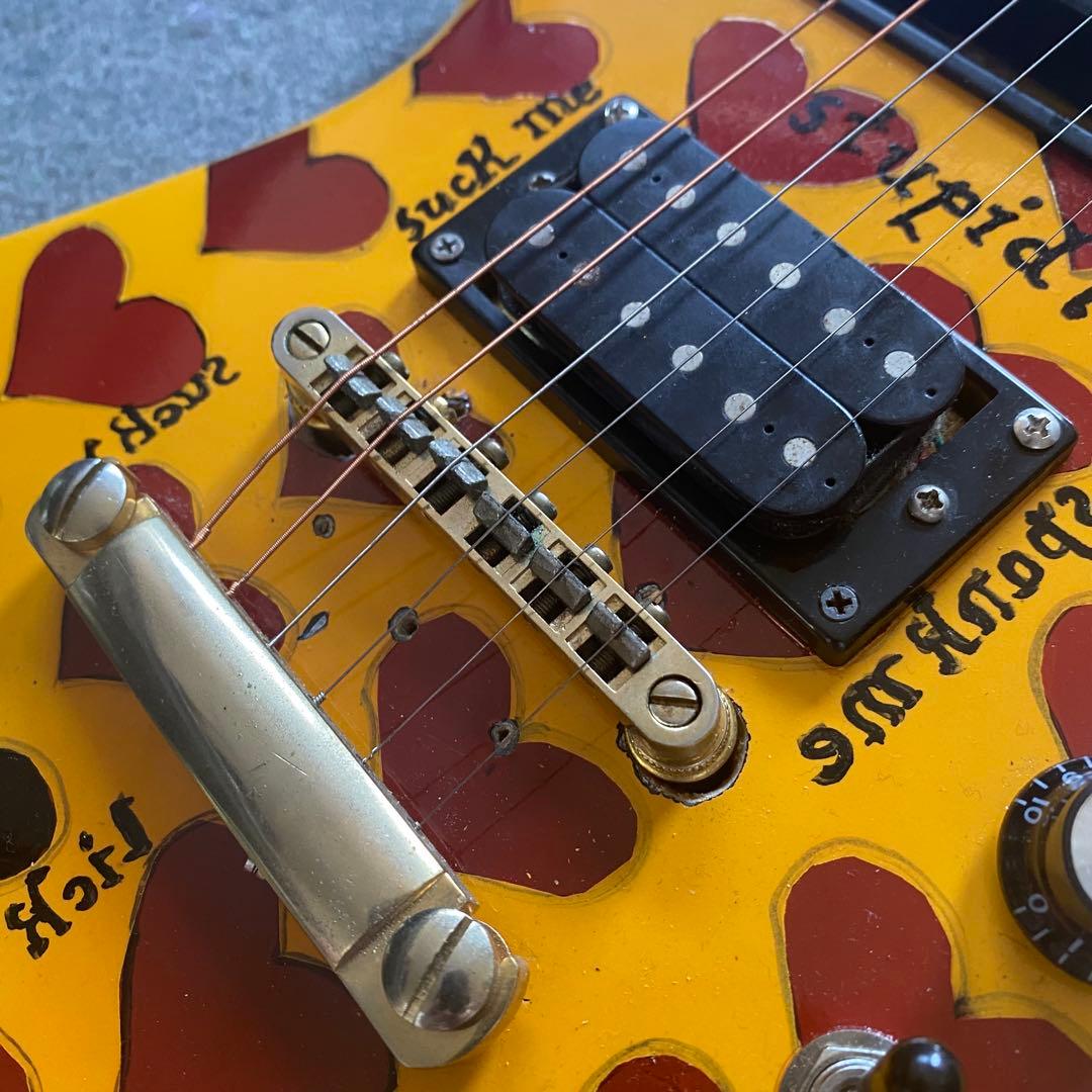 FERNANDESタイプ hideモデル イエローハートレプリカ ノーブランド