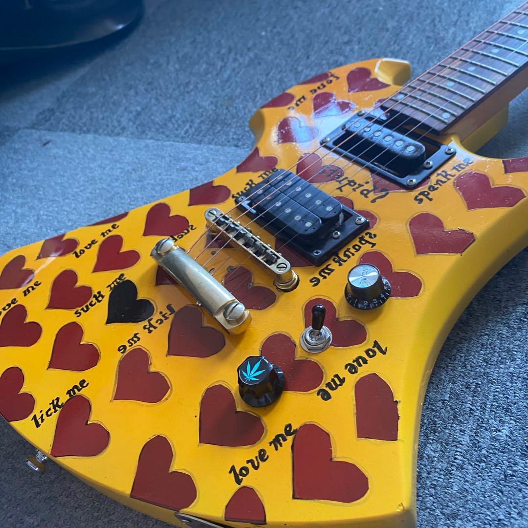 FERNANDESタイプ hideモデル イエローハートレプリカ ノーブランド