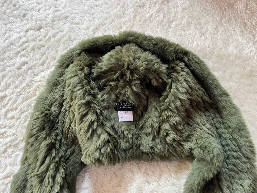 LIGNAGGIO オリーブグリーン レッキスラビット　バラクラバ　極暖　美品！