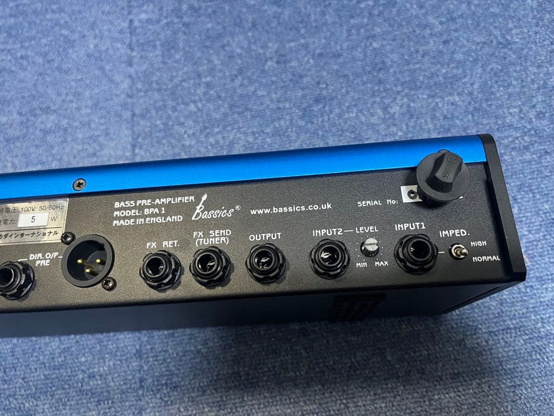 【絶版】究極の補正系ベースプリアンプ Bassics BPA-1
