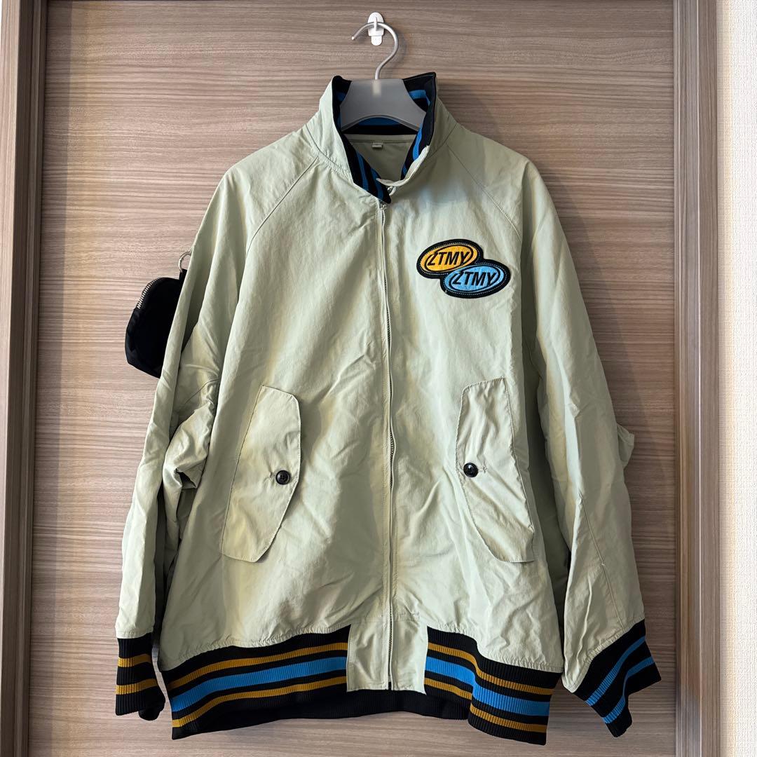 ずっと真夜中でいいのに。VARSITY JACKET(Light Gray)