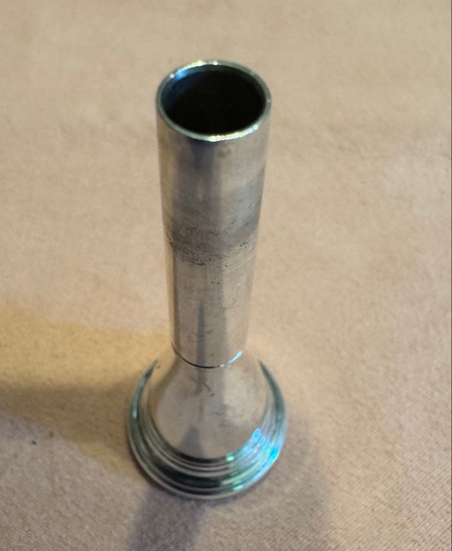 【美品】E.Schmidシュミット ホルンマウスピース トラディショナル85 銀