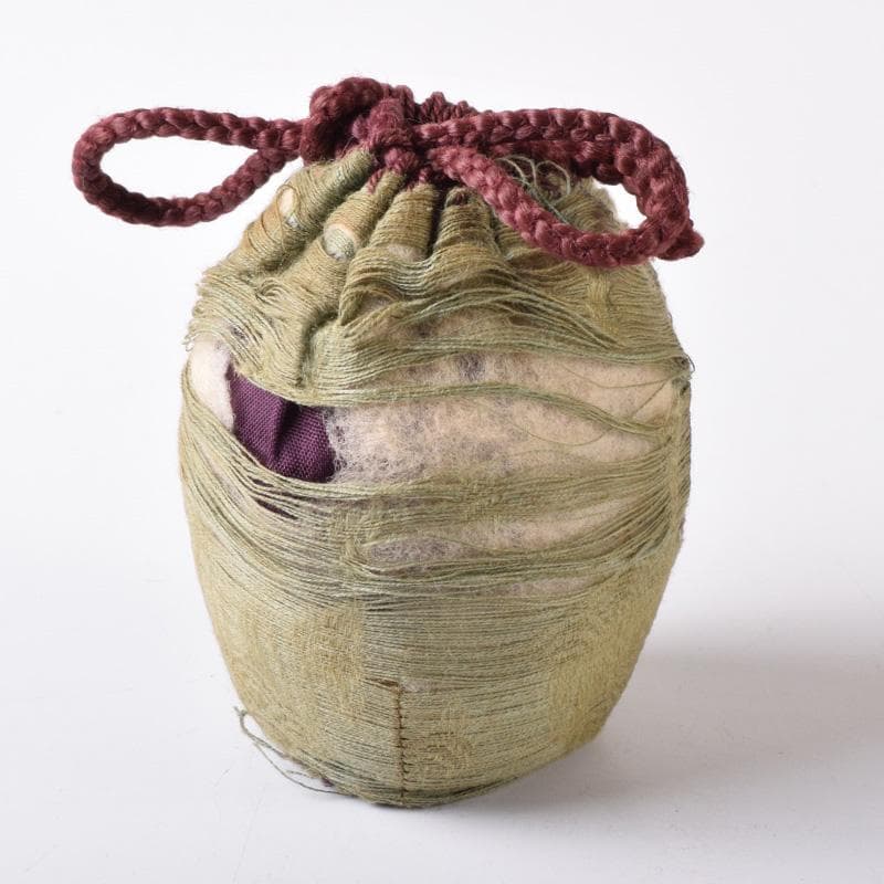 茶道具　瀬戸焼　茶入　仕覆・時代箱付　V　7590