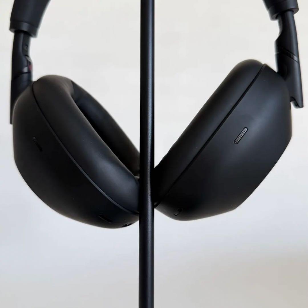 美品 SONY WH-1000XM6 ワイヤレスヘッドホン ブラック スタンド有