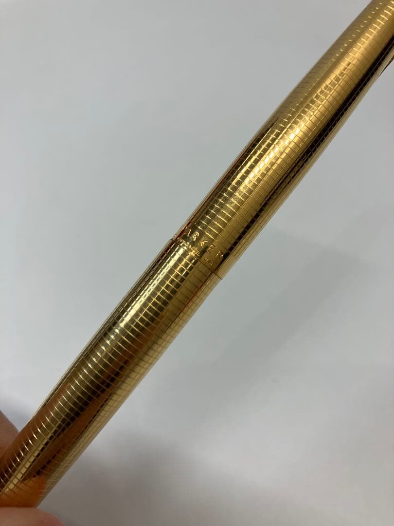 パーカー 万年筆 ゴールドカラー ペン先刻印あり　【3644】