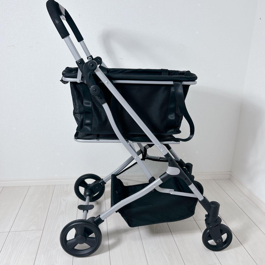 ♡使用頻度少なめ♡ エコカ　ショッピングカート　買い物カート　EcoCa 黒