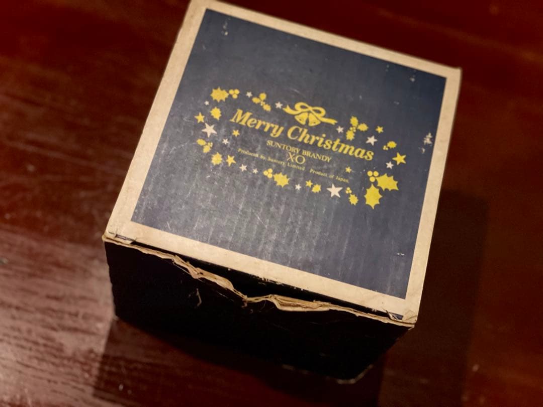 未開封　サントリー　クリスマス　ブランデー　XO 陶器　サンタクロース　古酒
