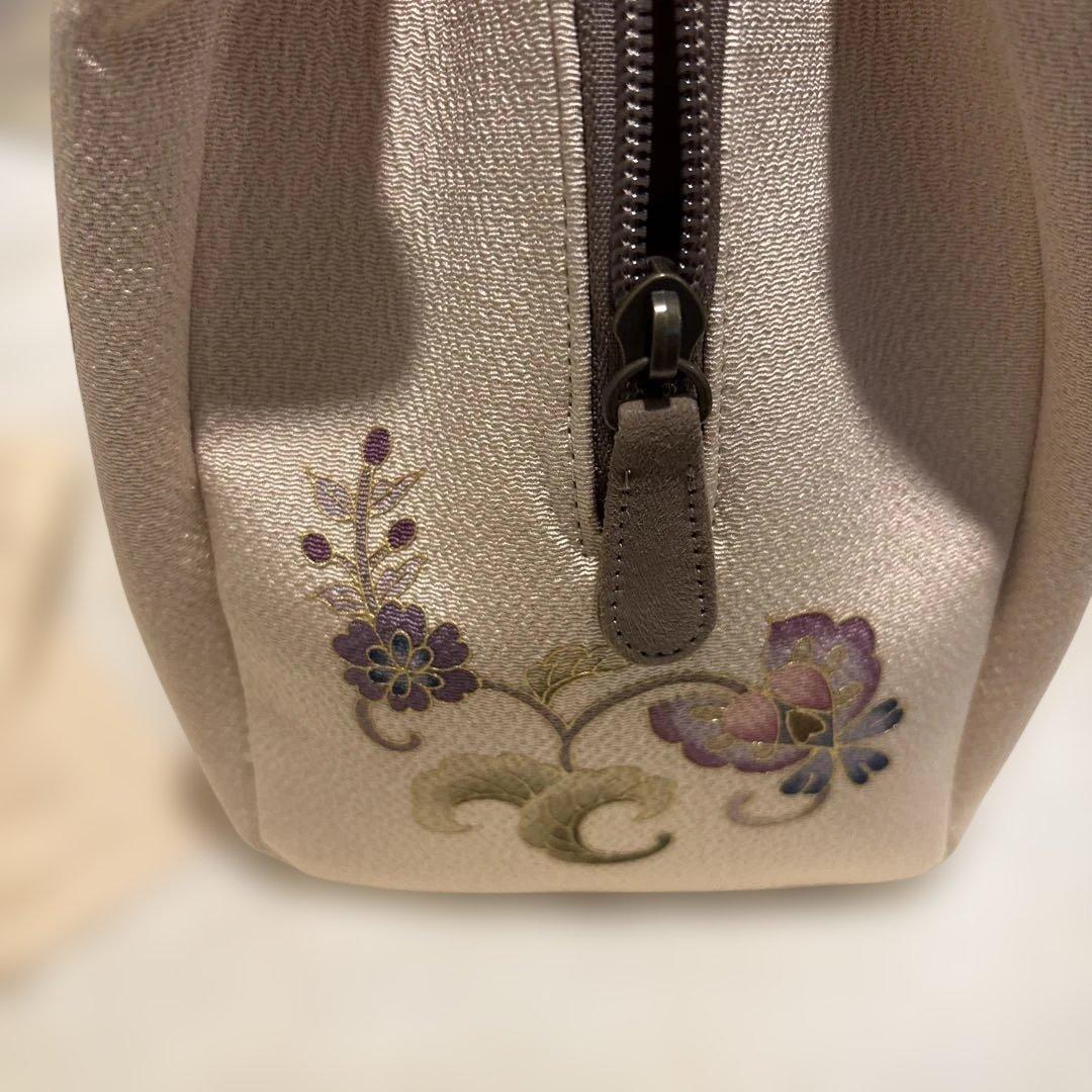 OKAJIMA SOFRINA 和装用バッグ 中型 ベージュ系