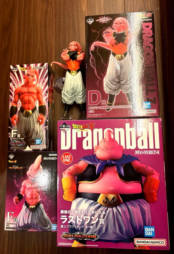 一番くじ　ドラゴンボール　魔人ブウ　D賞　F賞　F賞　ラストワン　4点セット売り