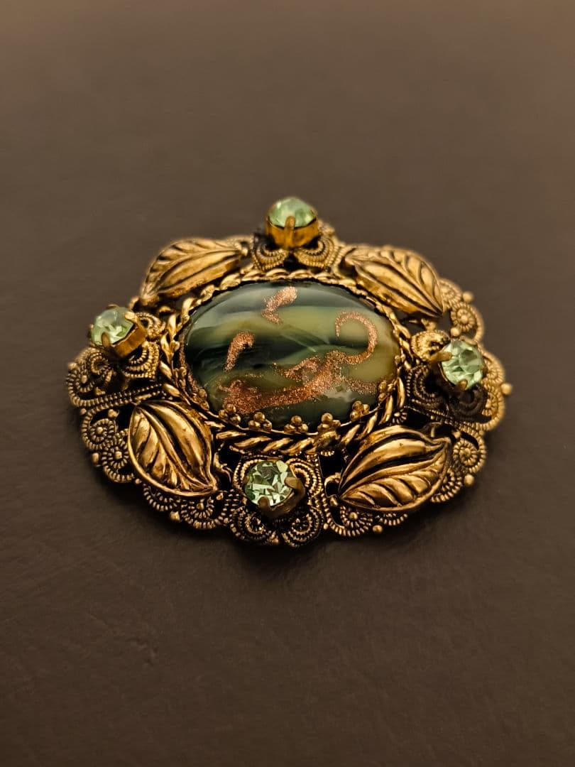 美しい ヴィンテージ 西ドイツ ブローチ West Germany