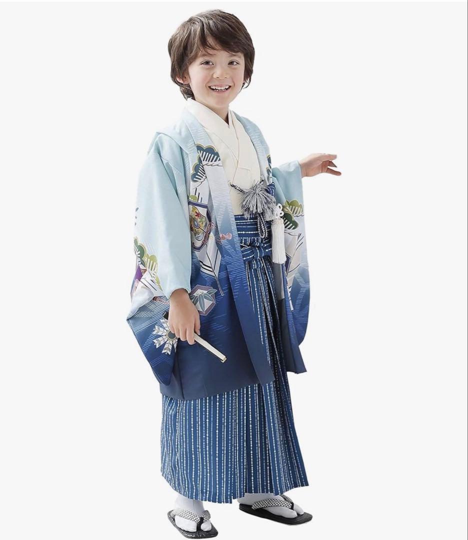 式部浪漫 5歳男児用羽織袴セット