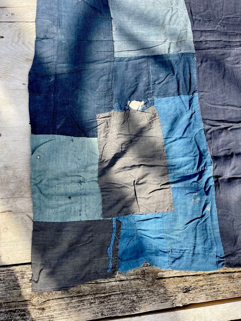 襤褸 本物 古布 ④ 超大判 寄せ布