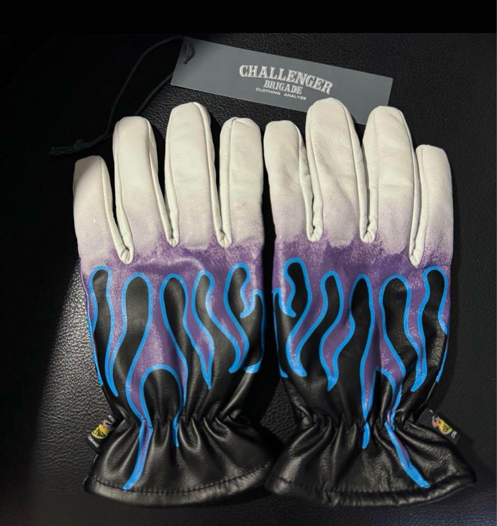 最終値下　長瀬　CHALLENGER チャレンジャー レザー 手袋　XL