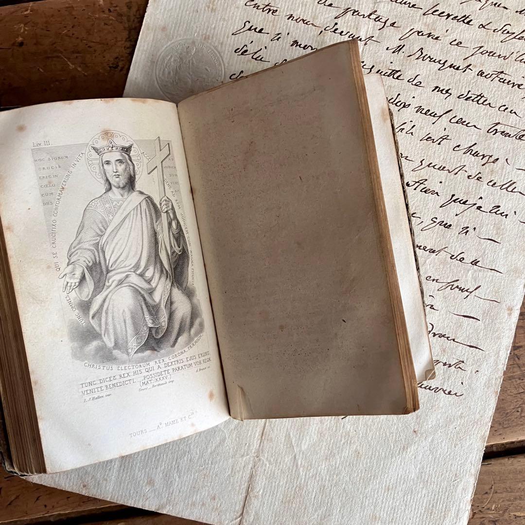 フランス アンティーク 祈祷書 missel 古書