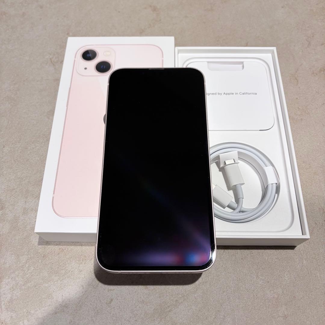 【美品】Apple iPhone 13 ピンク 本体　258GB SIMフリー