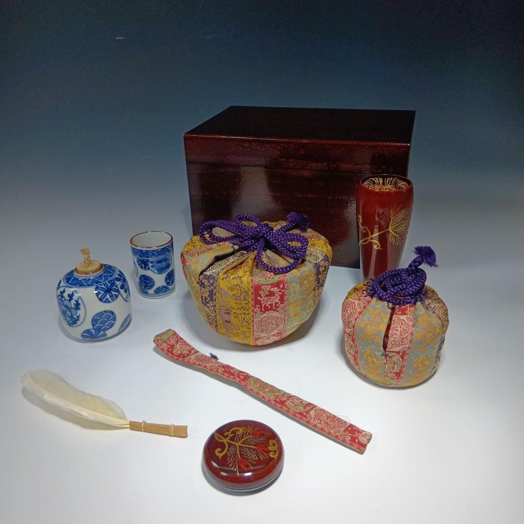 茶道具　茶箱一式