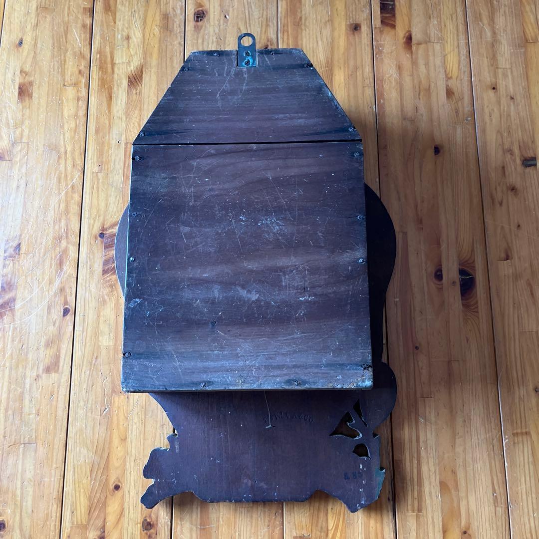 ふくろう時計.要修理品.トキワ時計ユンハンス精工舎。フクロウ。