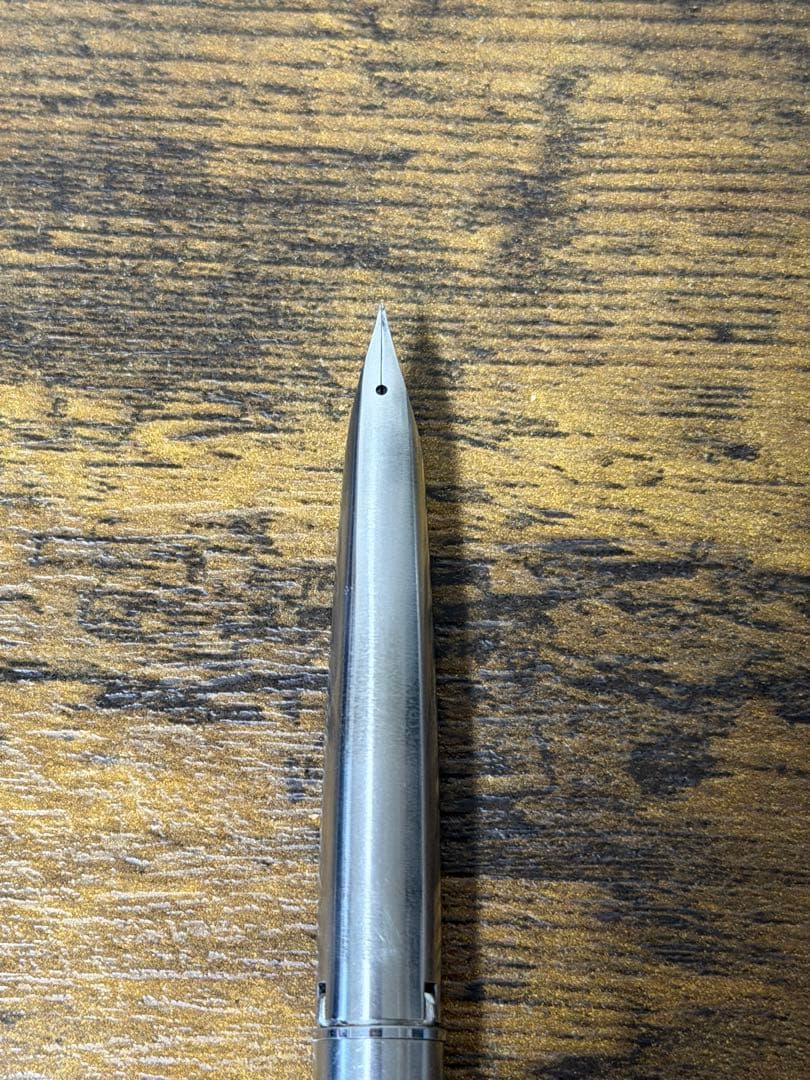 筆記確認＆洗浄済　1971年製　ペン先軸一体　パイロット　ミュー　万年筆　中細字