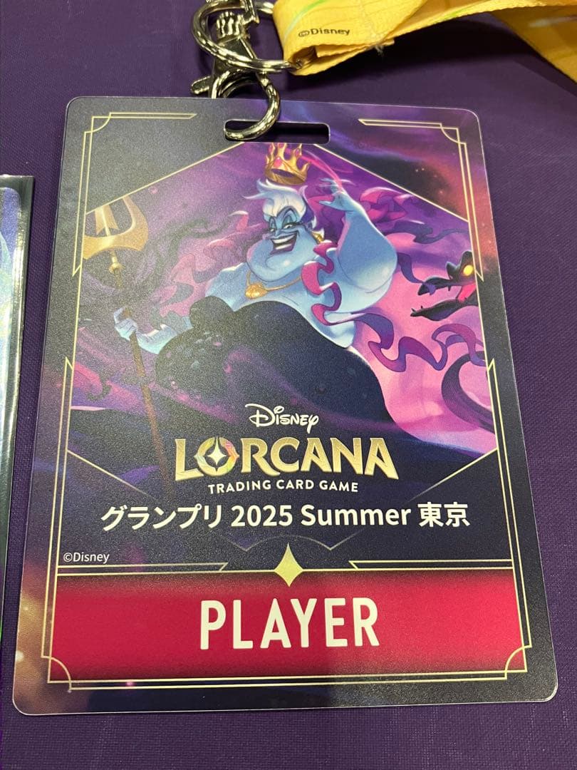 ディズニーロルカナ LET IT GO GP上位賞プロモ 　入場タグ