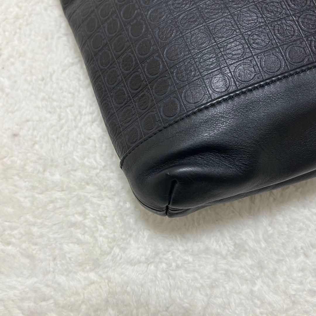 【美品】サルバトーレフェラガモ 2way トートバッグ ビジネスバッグ レザー