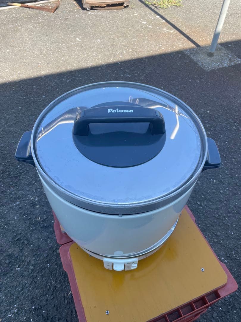 Paloma 炊飯器 ホワイト　都市ガス用