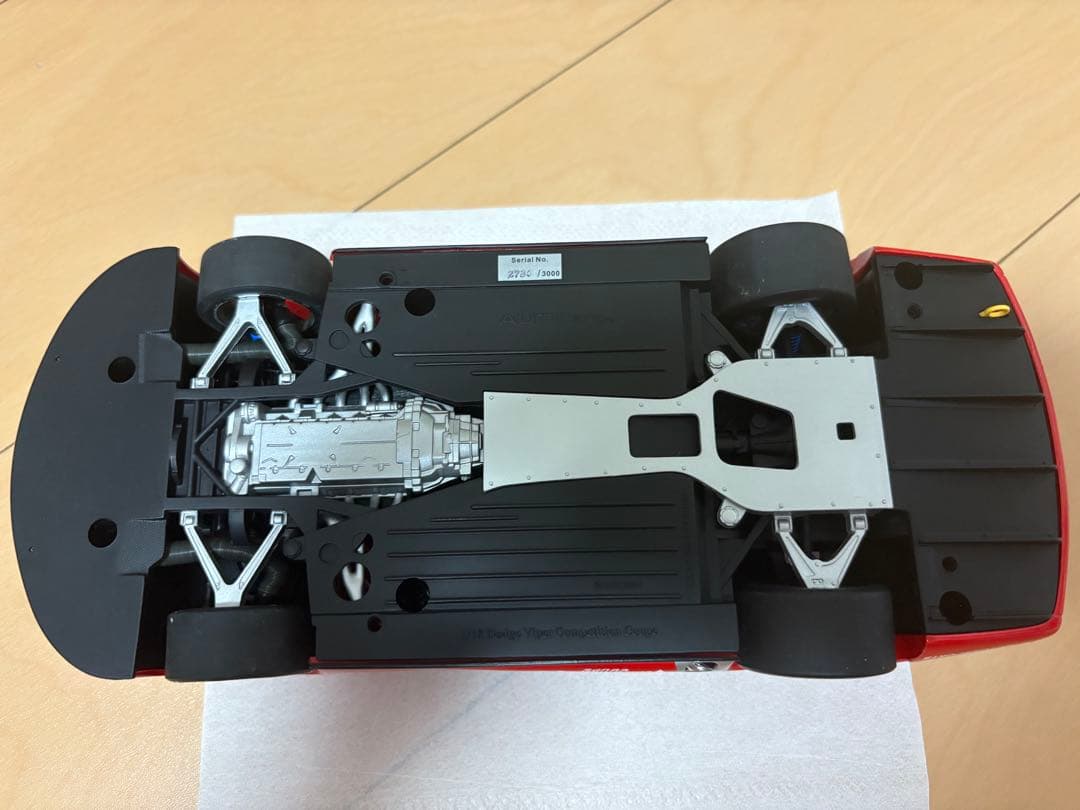 美品　1/18 オートアート ダッジ バイパー コンペティションプレーンボディ