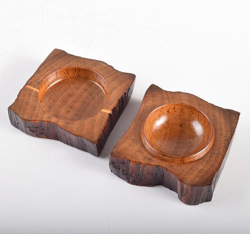 茶道具　大島宗歌造　虹蒔絵　角割香合　共箱　V　R4923